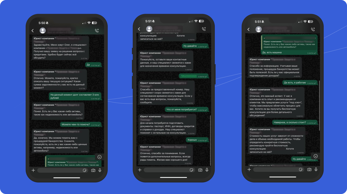 Умный бот для Telegram, Whatsapp и Битрикс24 на базе нейросетей